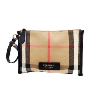 Original Classic Burberry Wristlet / Small  Pouch Checkered